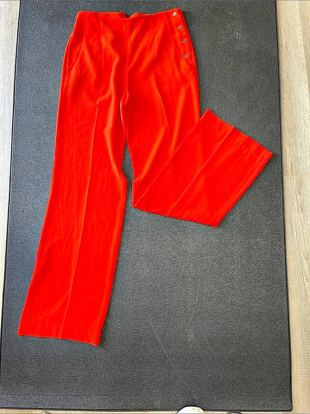 Zara Wide Leg Pants in Orange Size Small Like New